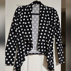 Stylish MOA USA Polka Dot Blazer Size Small